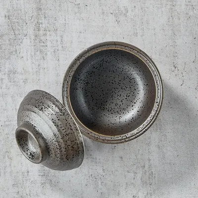 Nishikidori bol chawan-mushi noir 145 ml