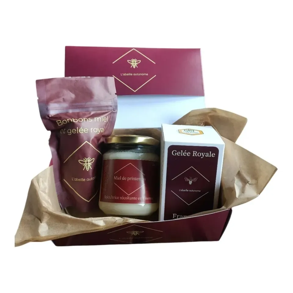 L'Abeille autonome L'abeille tonique coffret miel 250g gelée royale