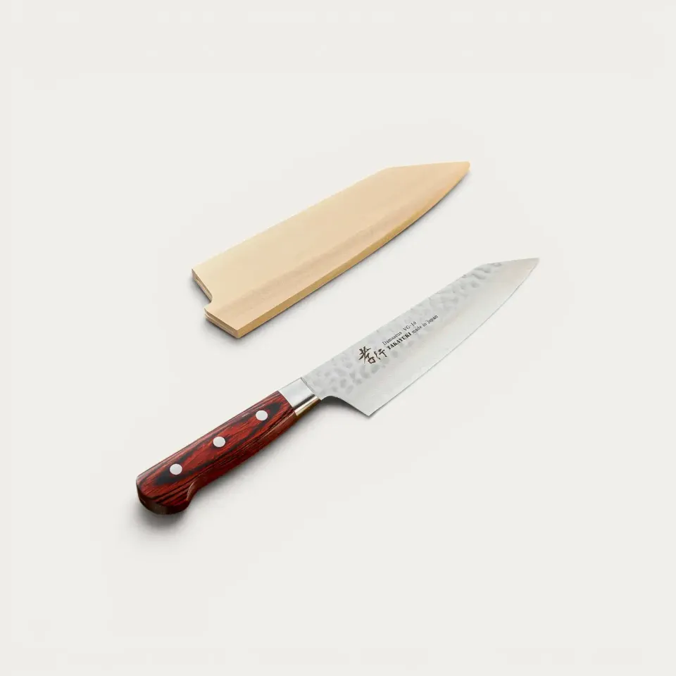 Nishikidori Kengata couteau santoku damas 160 mm