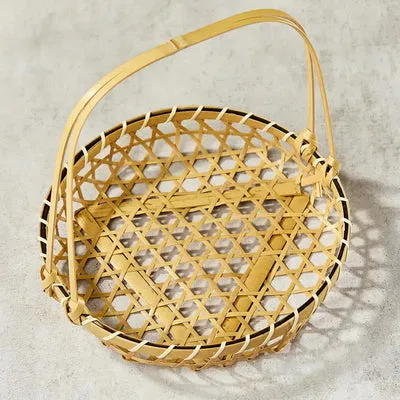 Nishikidori Panier Tempura Ø 19 cm bambou naturel