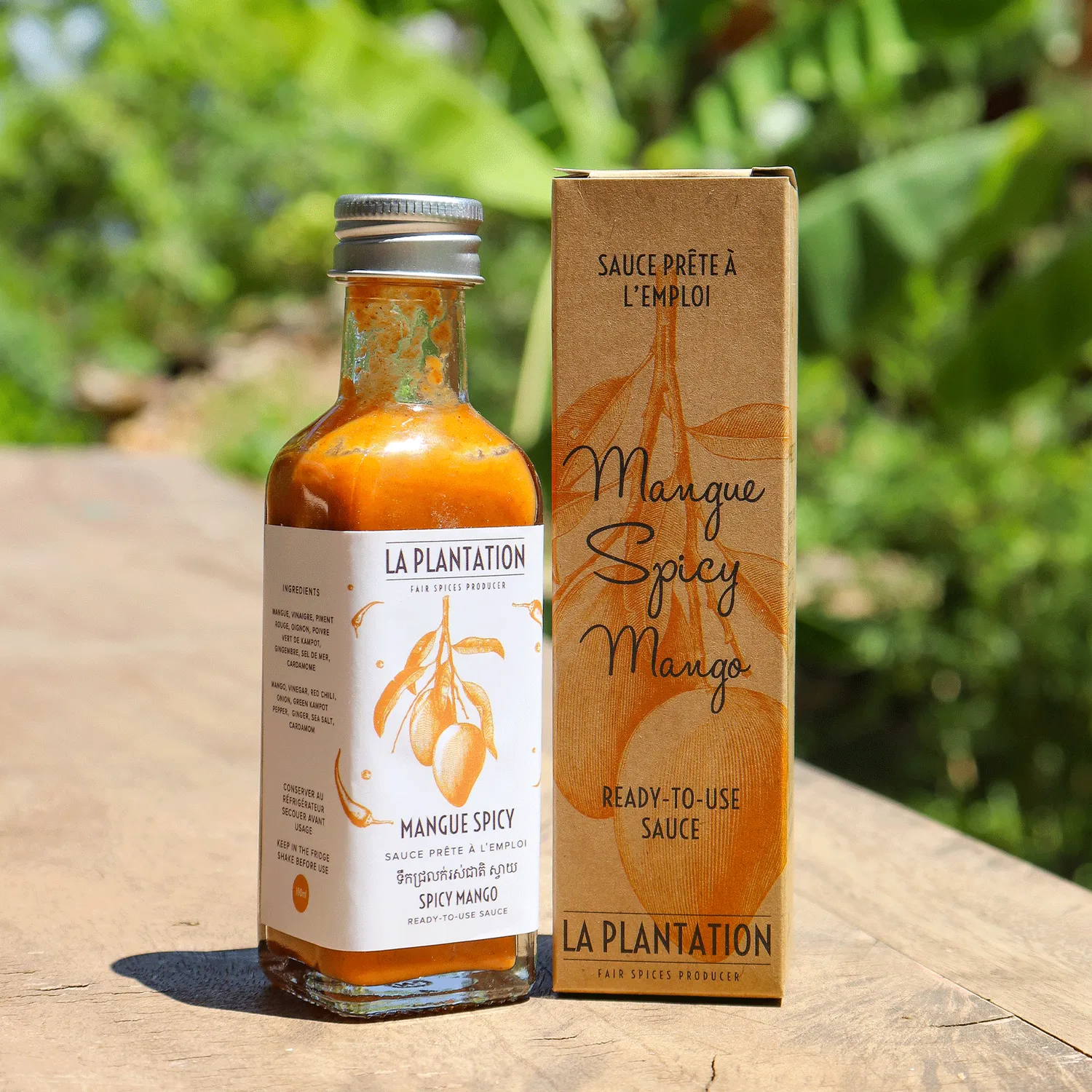 La Plantation Sauce Mangue Spicy sauce fruitée piquante