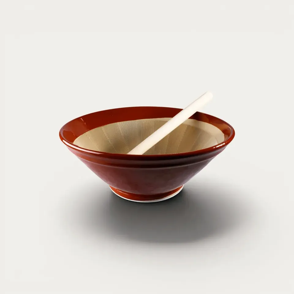 Nishikidori Suribachi mortier céramique 57,5cm pilon
