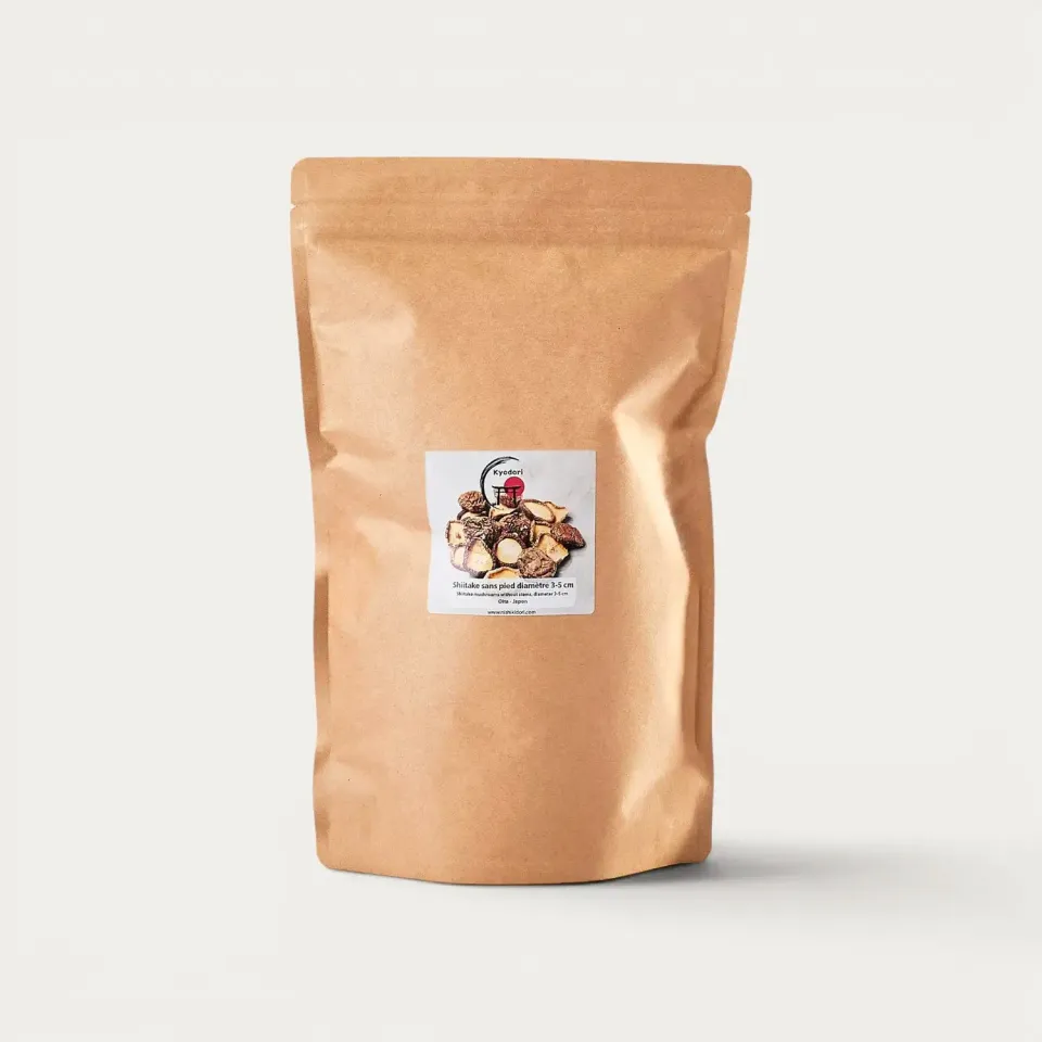 NISHIKIDORI shiitake sans pied 3-5 cm 100 g séché