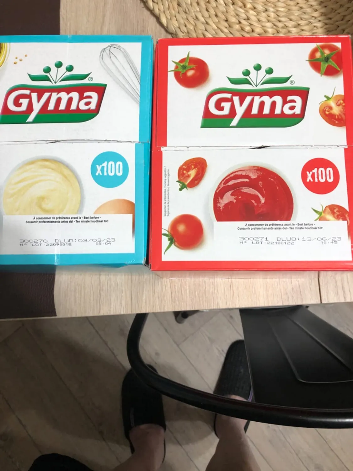 Gyma Mayonnaise sauce froide 100 sticks 10g