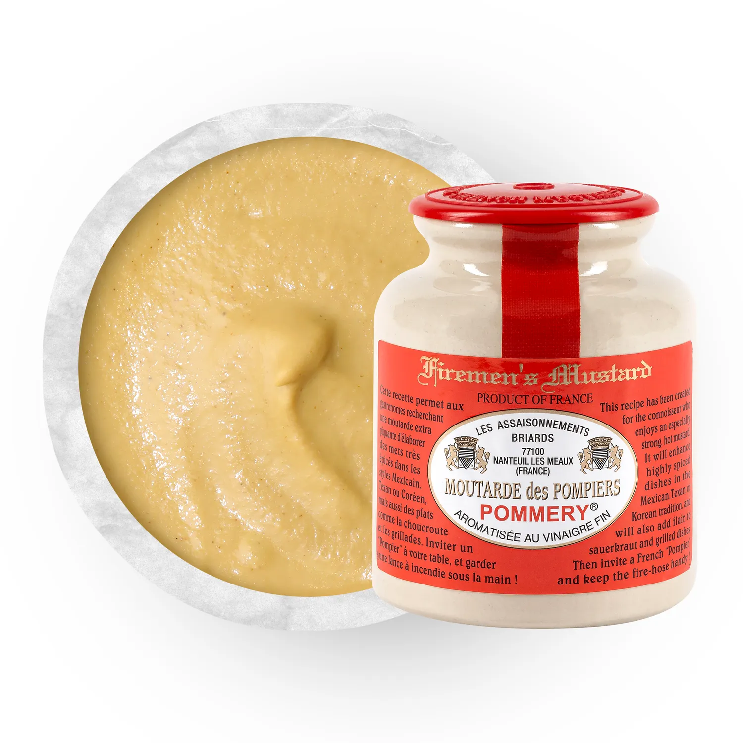 Pommery Moutarde des Pompiers 250 g forte au piment
