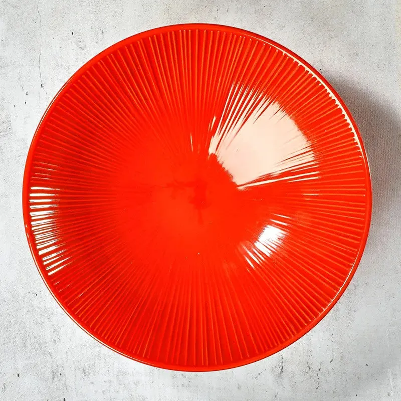 Nishikidori assiette somen udon noire Ø 21,4 cm profonde