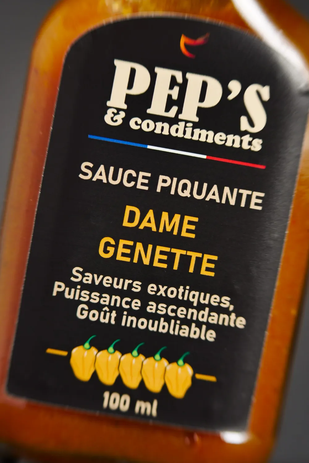 Pep's Dame Genette sauce piquante habanero 90 000 SHU