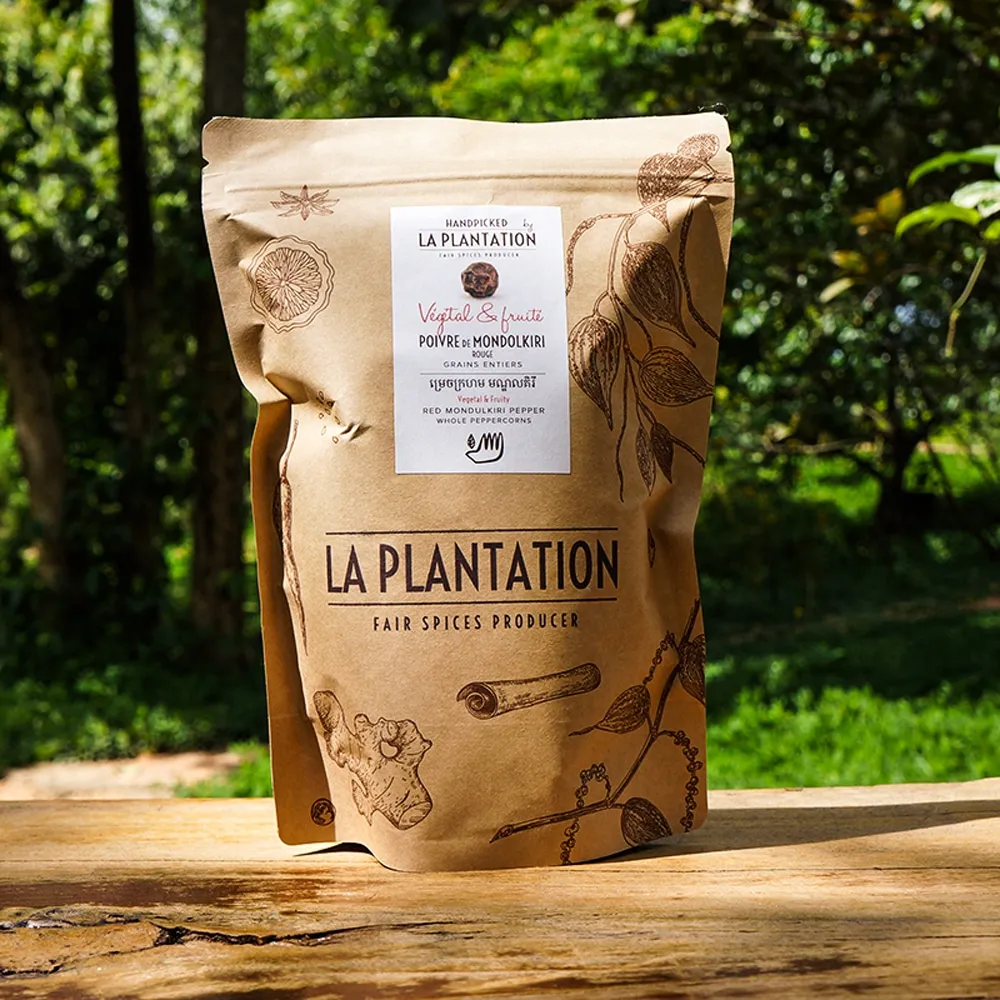 La Plantation Mondolkiri poivre rouge en grains fort