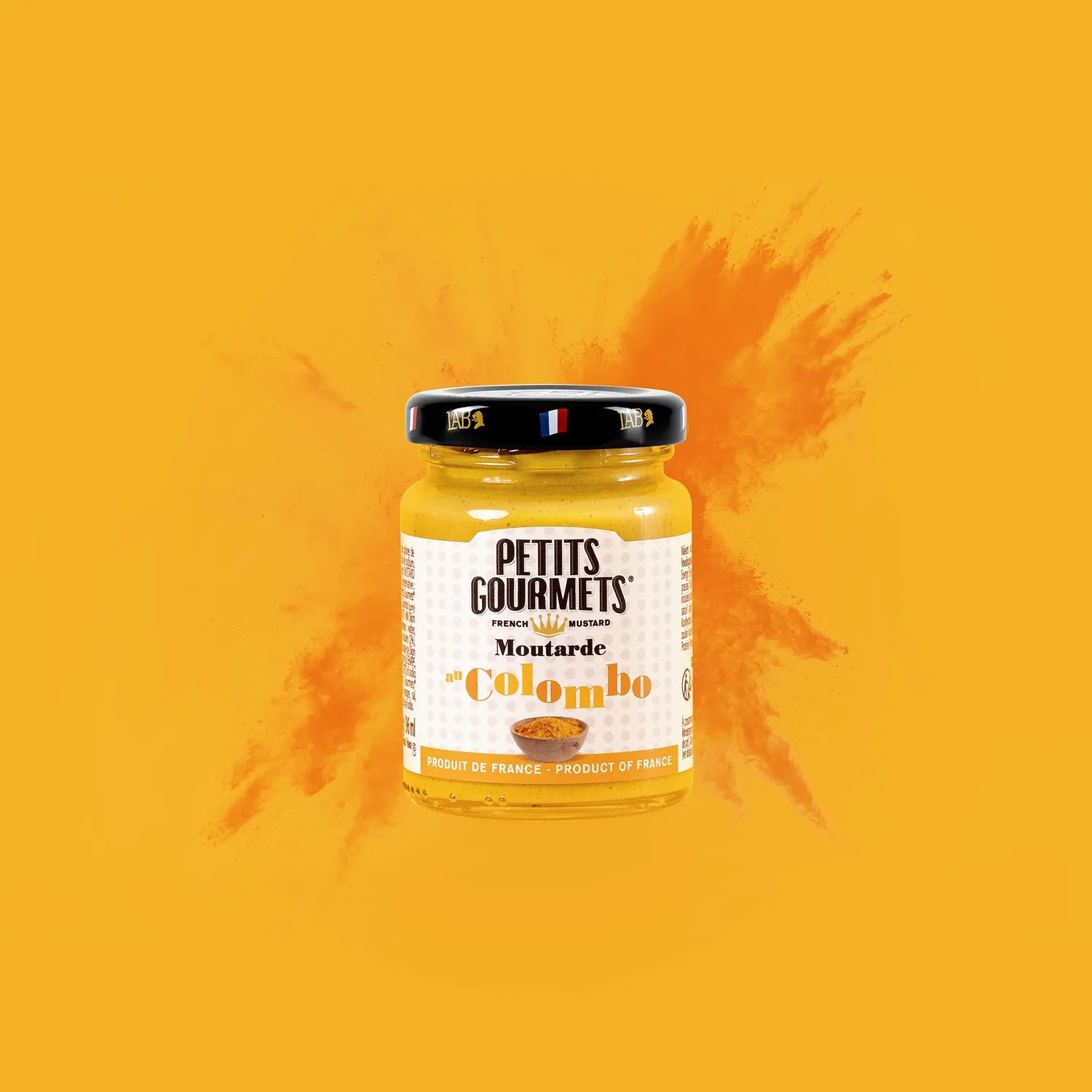 Pommery Petits Gourmets moutarde fine Colombo 100g épicée