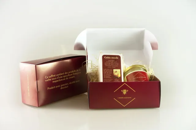 L'Abeille autonome coffret cadeau entreprise miel gelée royale