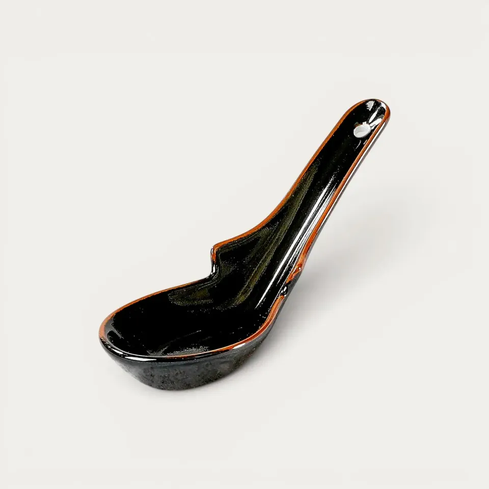 NISHIKIDORI Renge cuillère ramen udon porcelaine blanche