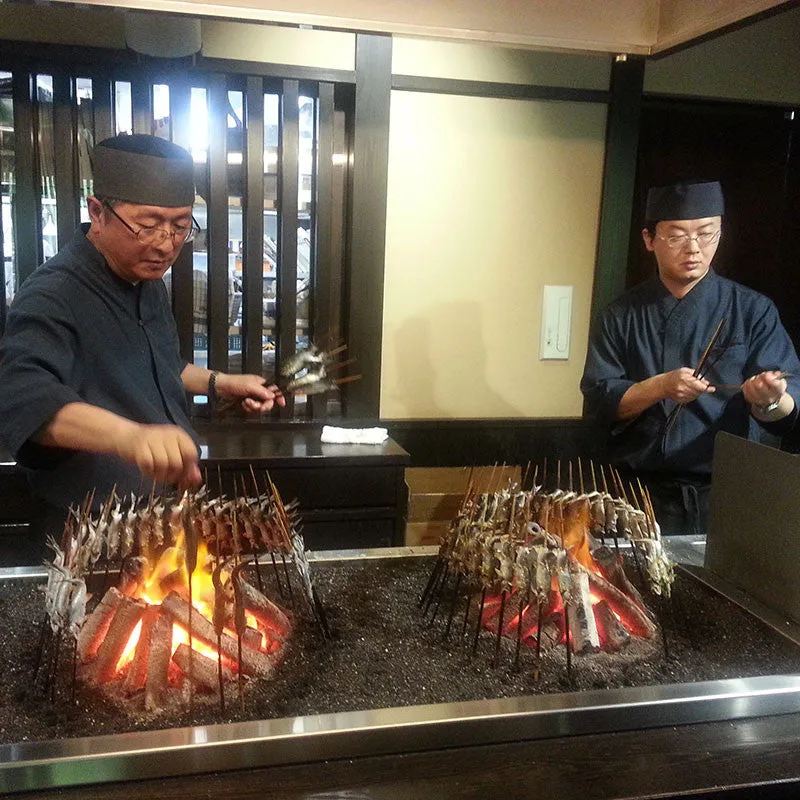Nishikidori Robatayaki barbecue japonais table terre diatomée