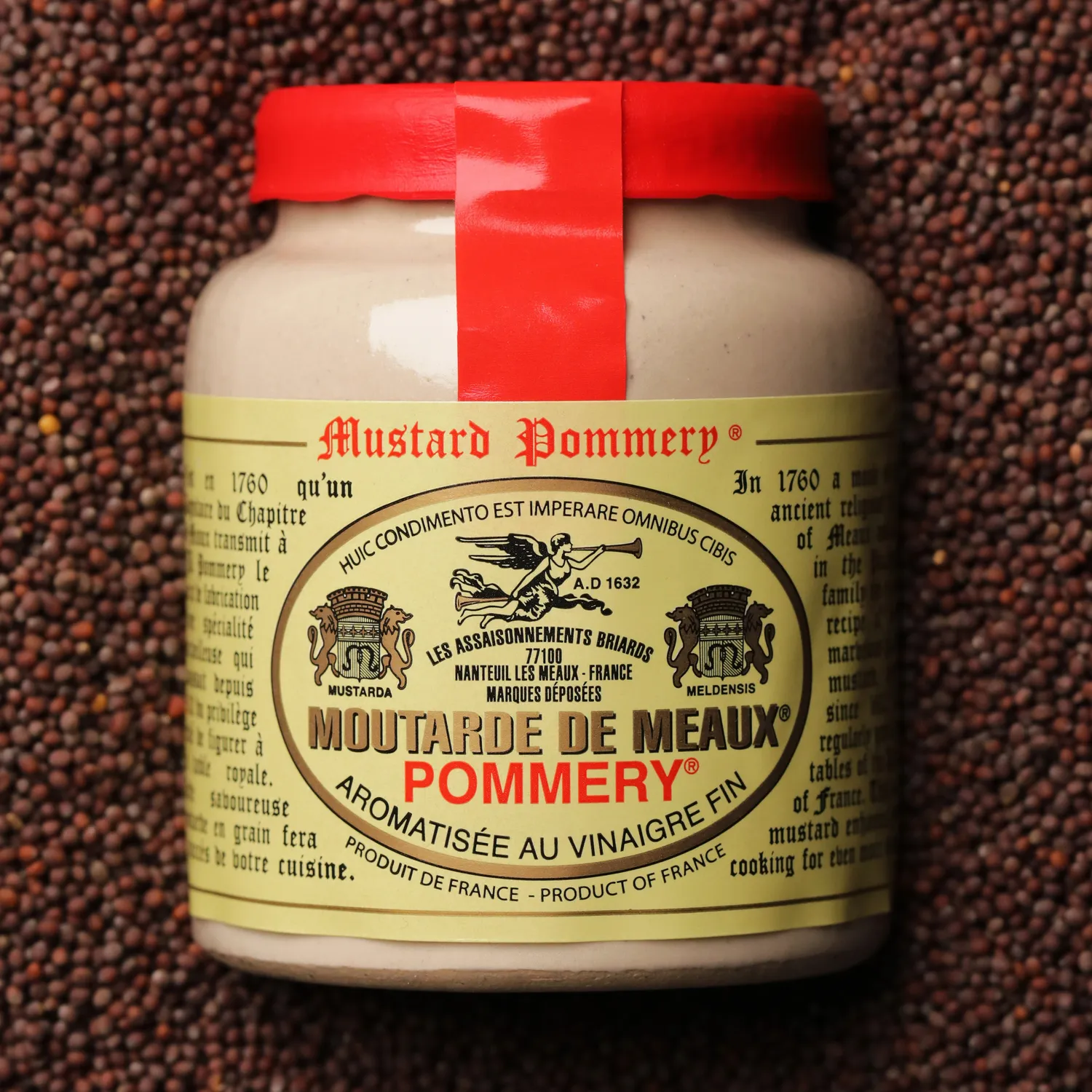 Pommery Meaux moutarde en grains 100g douce