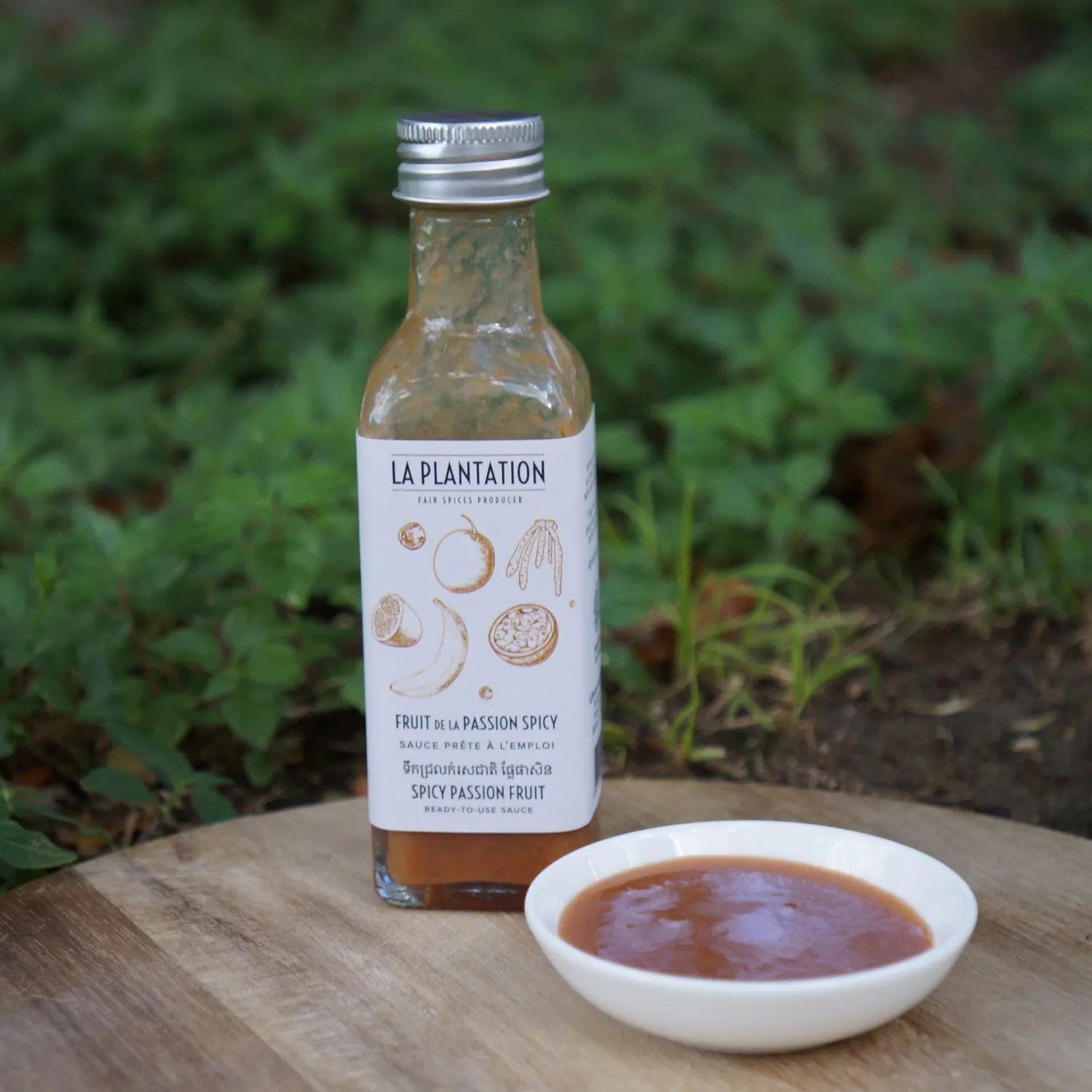 La Plantation Sauce Fruit de la passion Spicy sauce fruitée