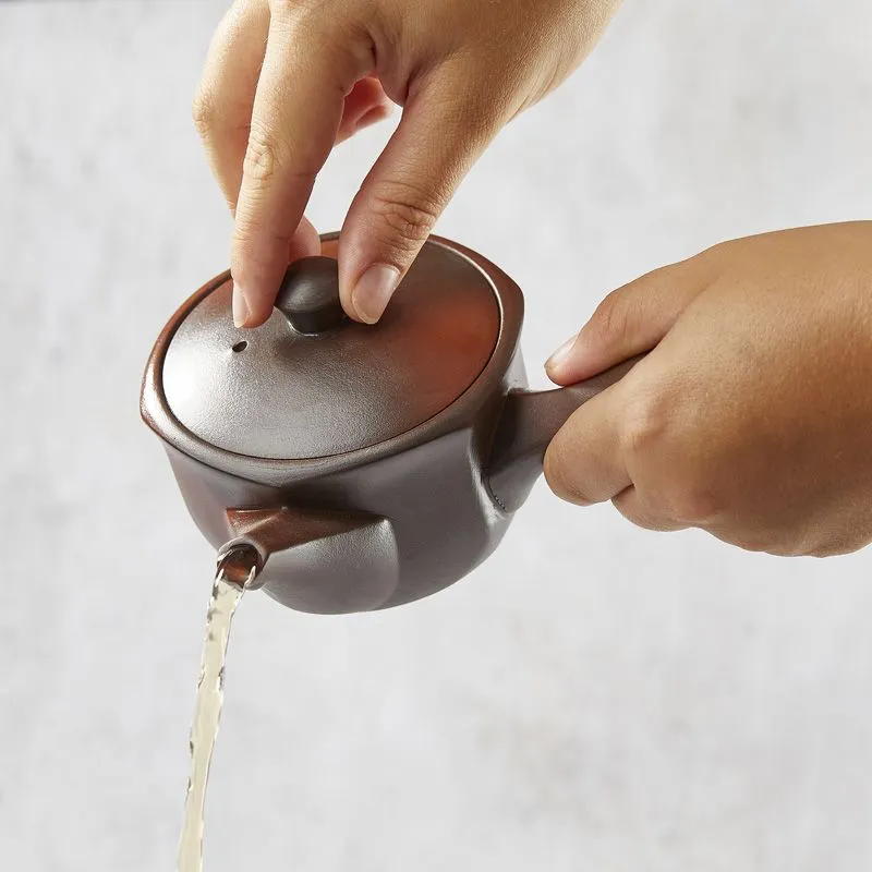 Nishikidori Banko Rokkakuakane théière kyusu 270 ml