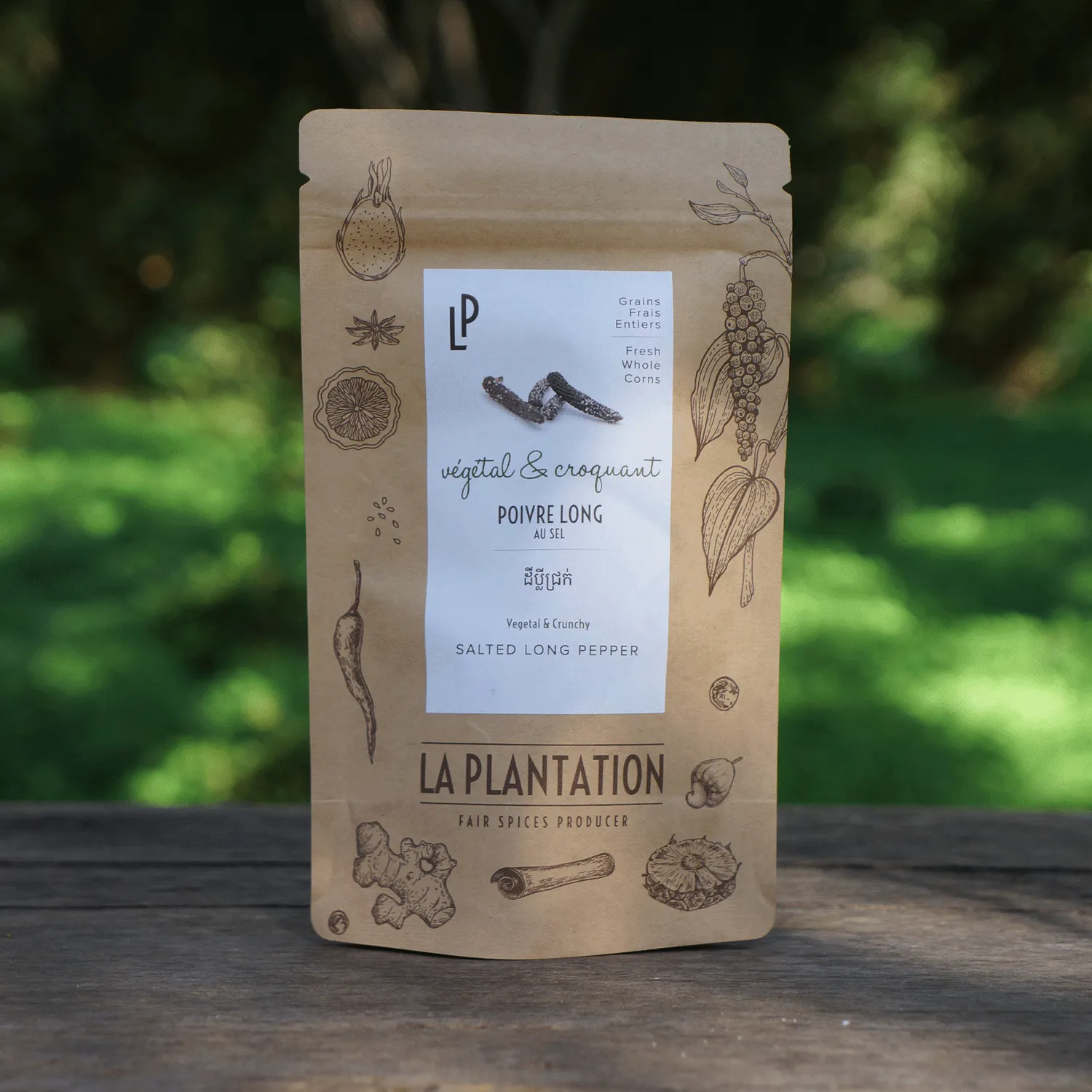 La Plantation Poivre long frais au sel
