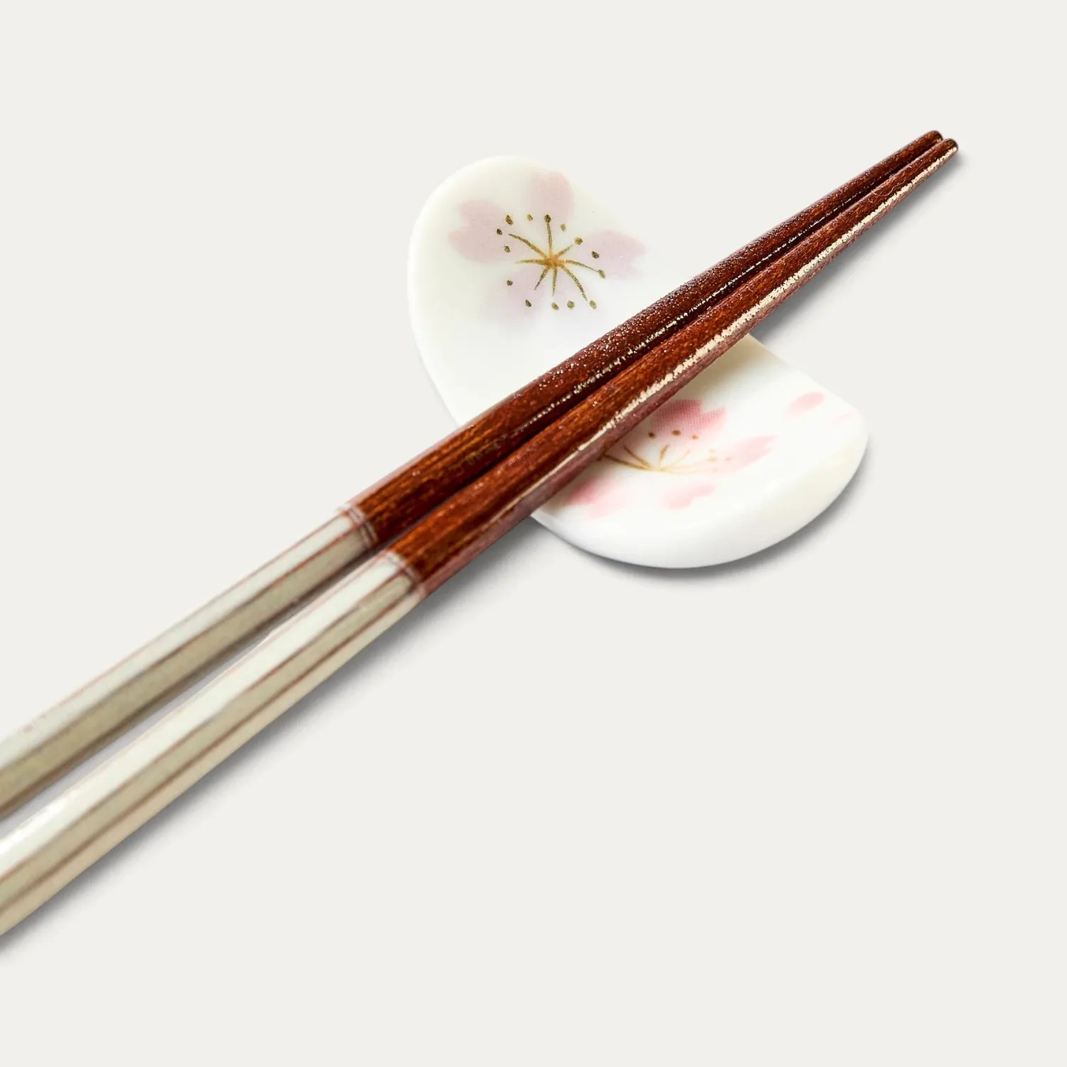 Nishikidori Set 2 Baguettes Bois + Reposes 23 cm