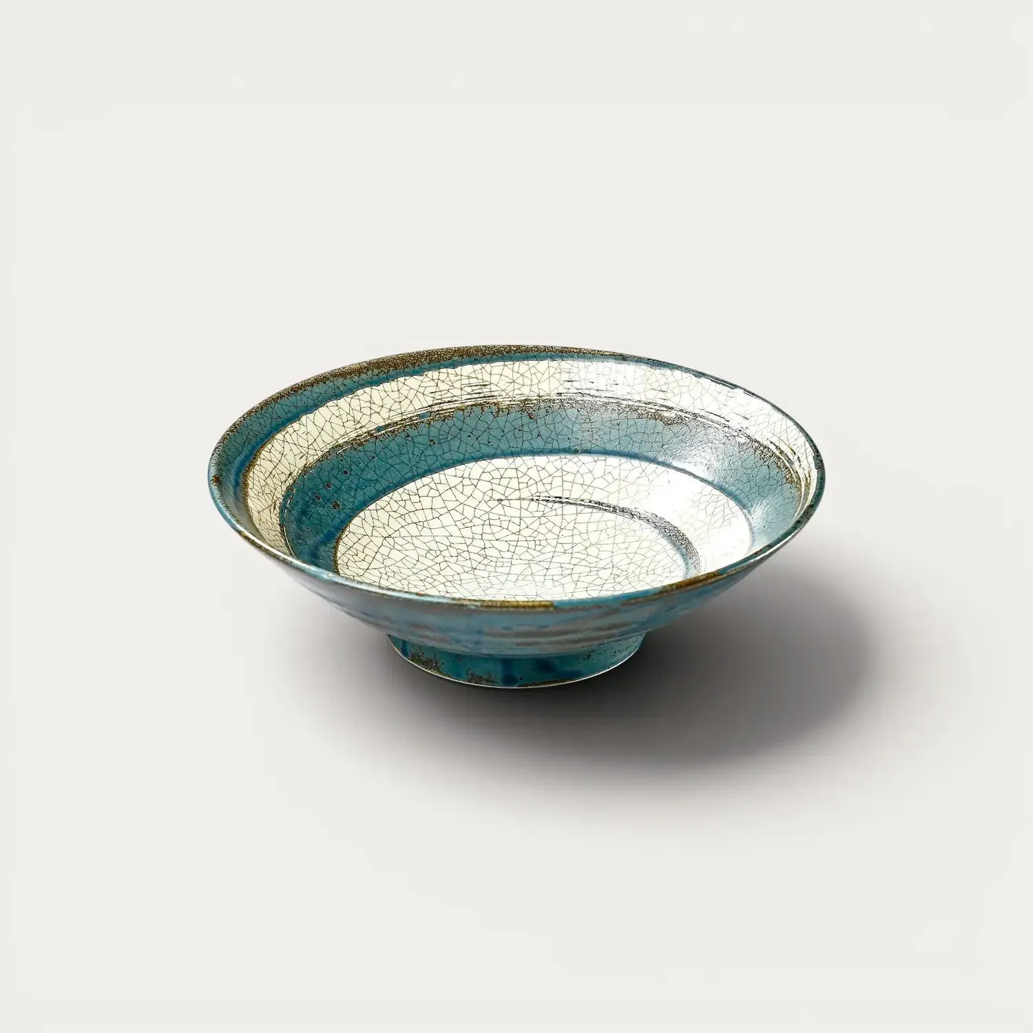 NISHIKIDORI Membachi Kon nezu assiette Ø 24,5 cm bleu gris