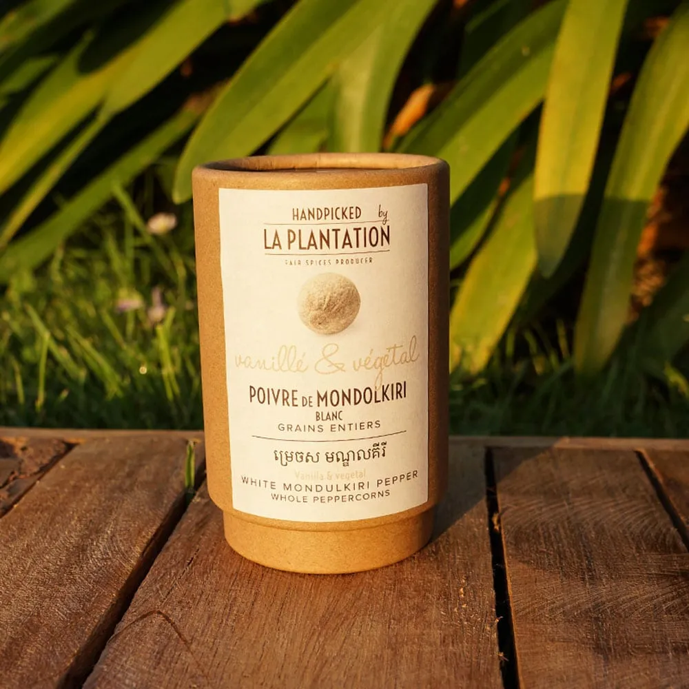 La Plantation poivre de Mondolkiri blanc en grains
