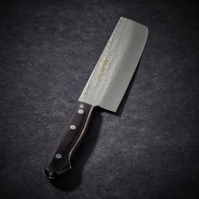 NISHIKIDORI Nakiri couteau légumes martelé 165 mm