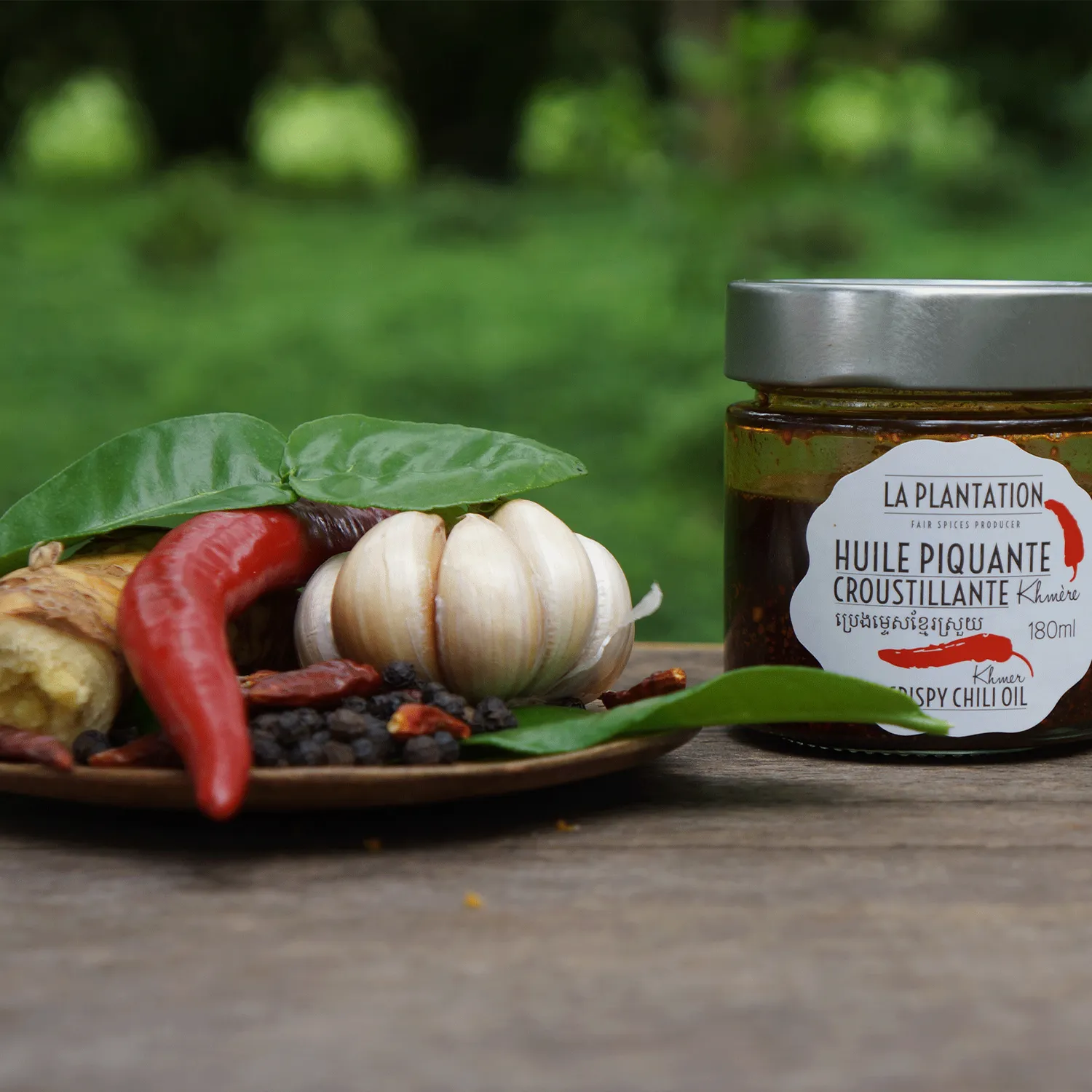 La Plantation Huile Piquante Croustillante huile pimentée