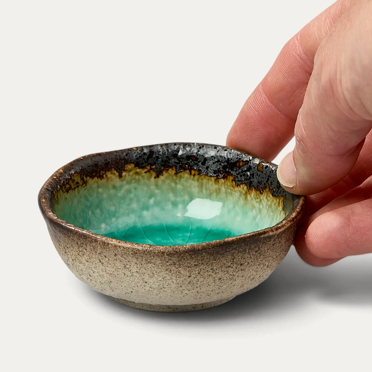 Nishikidori coupelle à épices mise en bouche noire chinmi