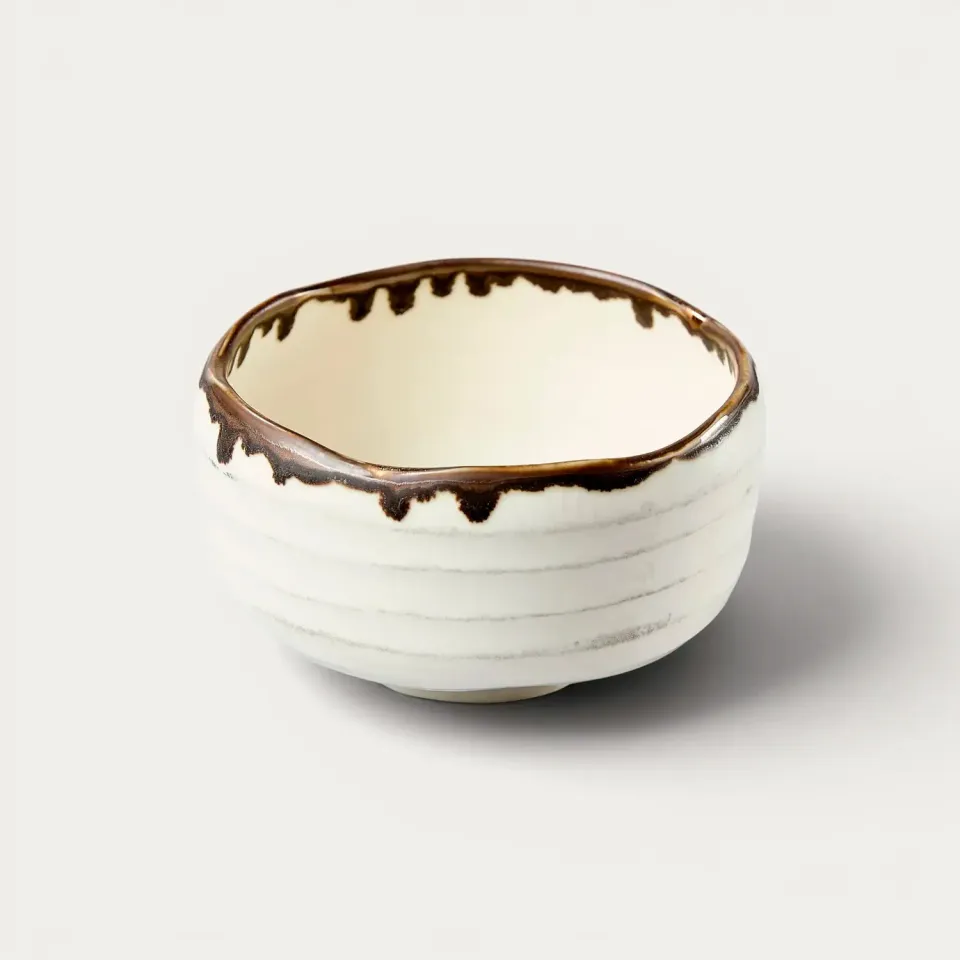 Nishikidori KINYU NAGASHI bol matcha chawan Japon
