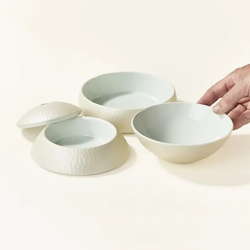 Nishikidori Jubako Sphere bento 3 etages motif gris