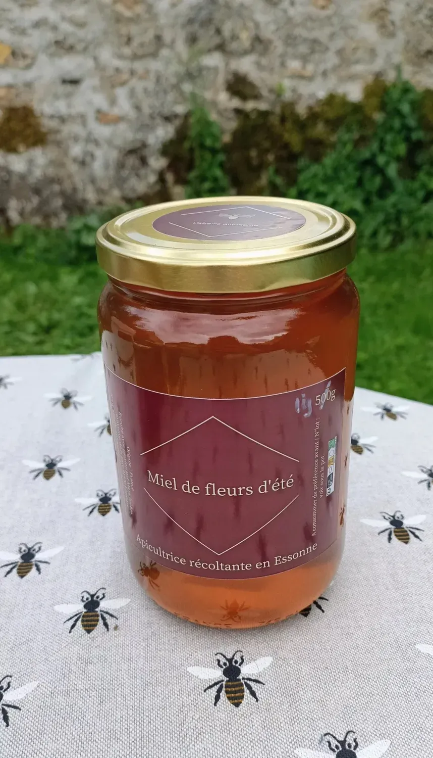 L'Abeille autonome miel fleurs d'été 1kg floral