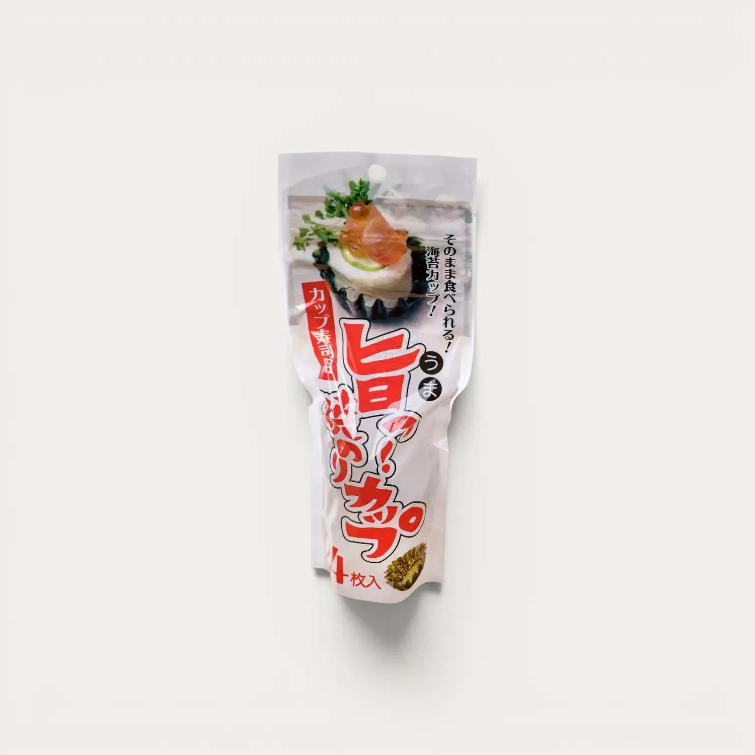NISHIKIDORI Coupelle ronde de nori algue rouge x24 croustillante