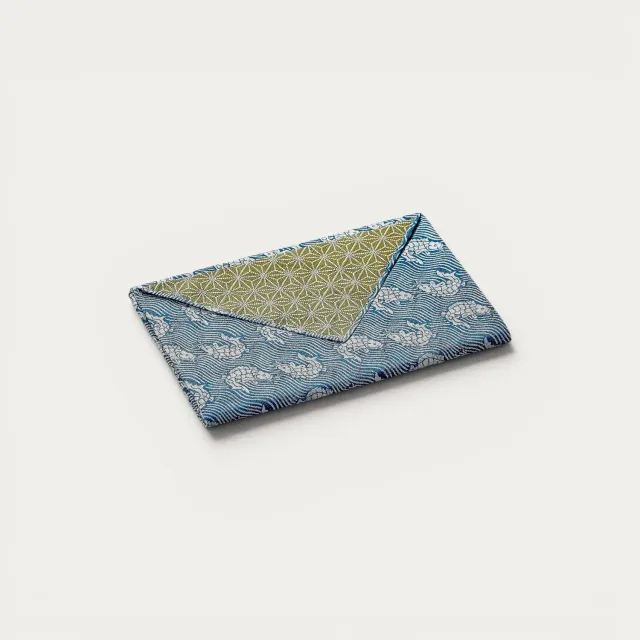 Nishikidori Araiso Asano-Ha furoshiki indigo