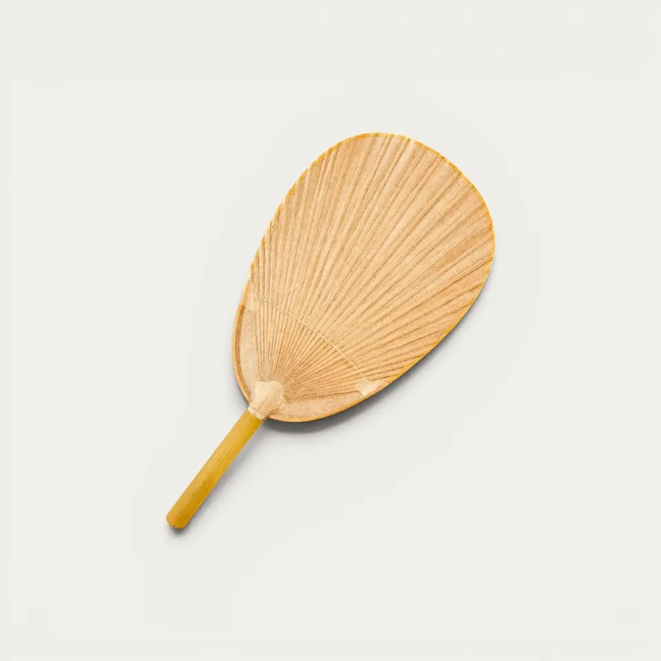 Nishikidori Shibu-Uchiwa éventail barbecue ovale 34,5cm