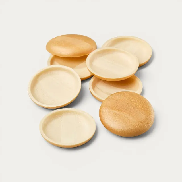 Nishikidori Monaka rond 70*13 mm coques 65 paires croustillant