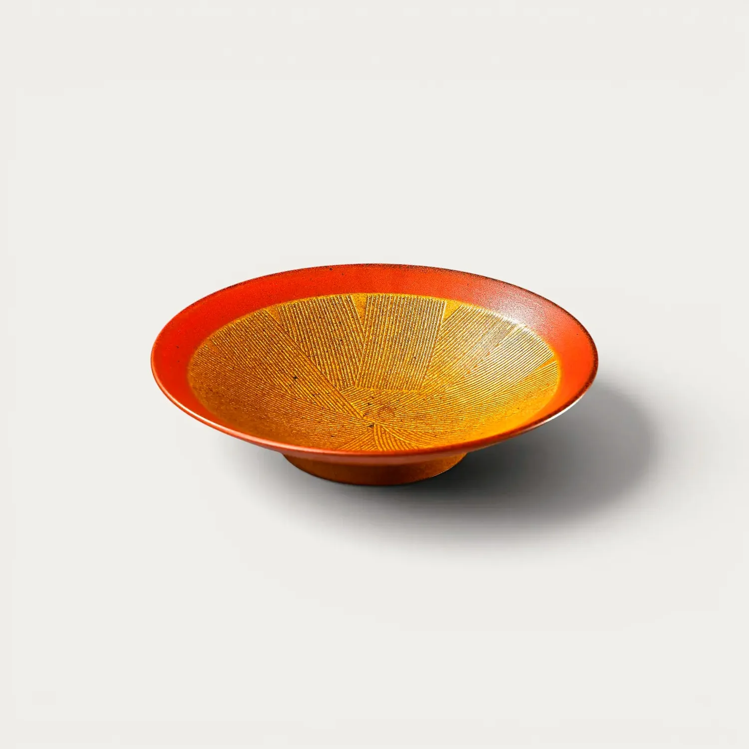 Nishikidori Kushime Membachi assiette 27cm kuro shumaki