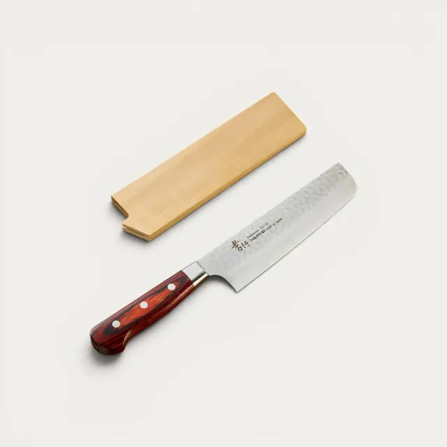 Nishikidori Nakiri couteau légumes damassé 160mm martelé