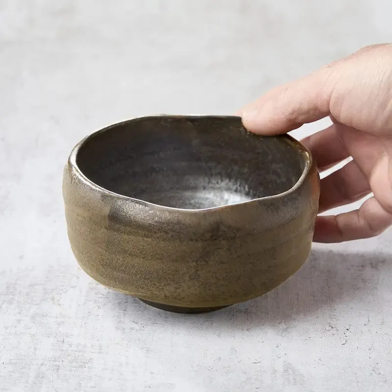 Nishikidori Shigaraki Tetsu Kessyou bol matcha chawan