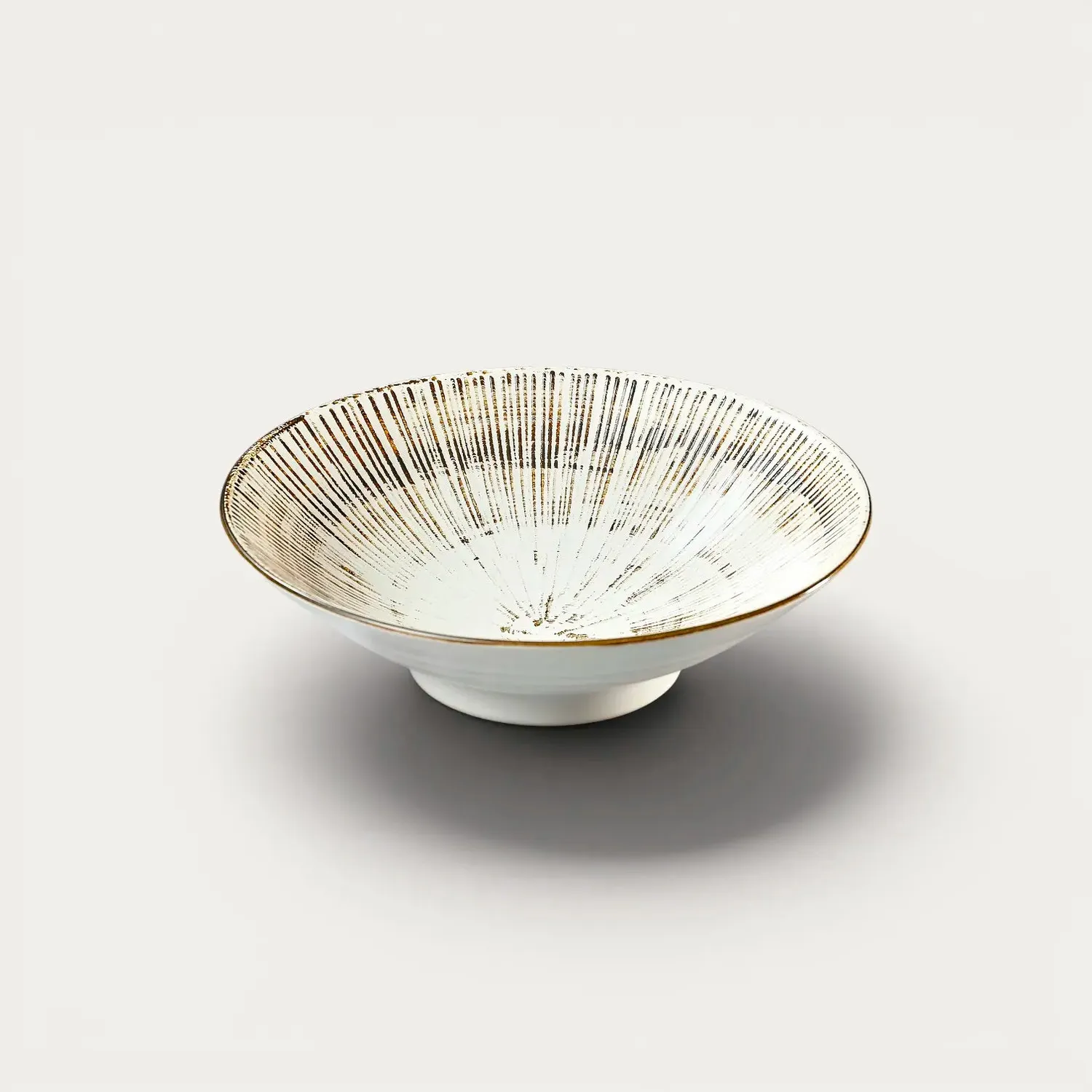 NISHIKIDORI Assiette nouilles somen udon 21,4cm vert