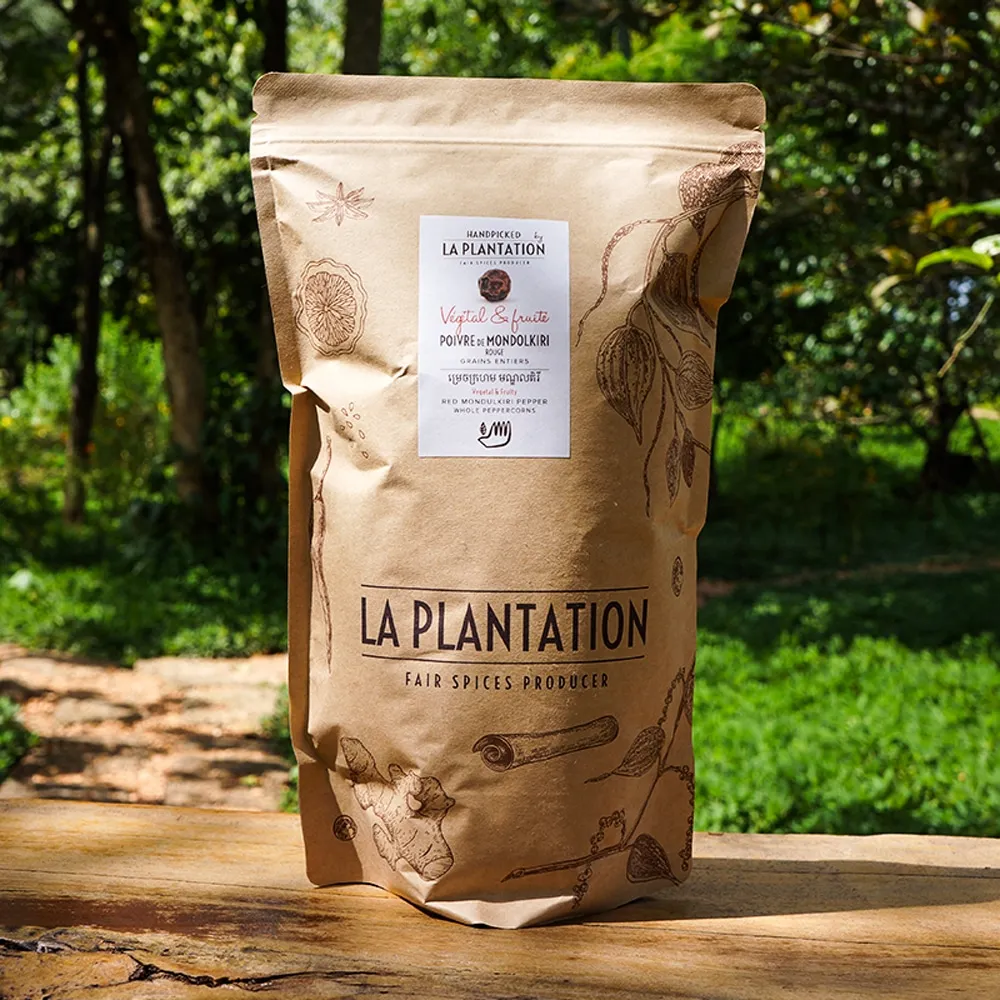 La Plantation Mondolkiri poivre rouge en grains fort