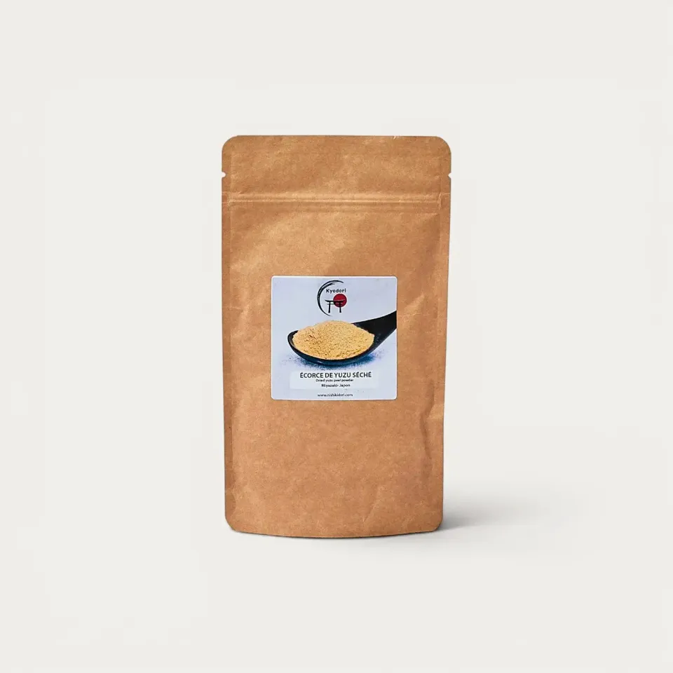 NISHIKIDORI Yuzu Écorce séchée poudre 60 g parfumée
