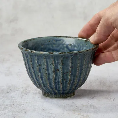 Nishikidori Shinogi Bols Riz Bleus Lot 4 Artisanaux