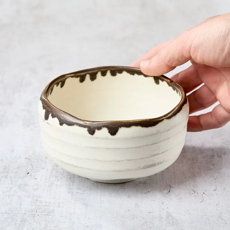 Nishikidori KINYU NAGASHI bol matcha chawan Japon
