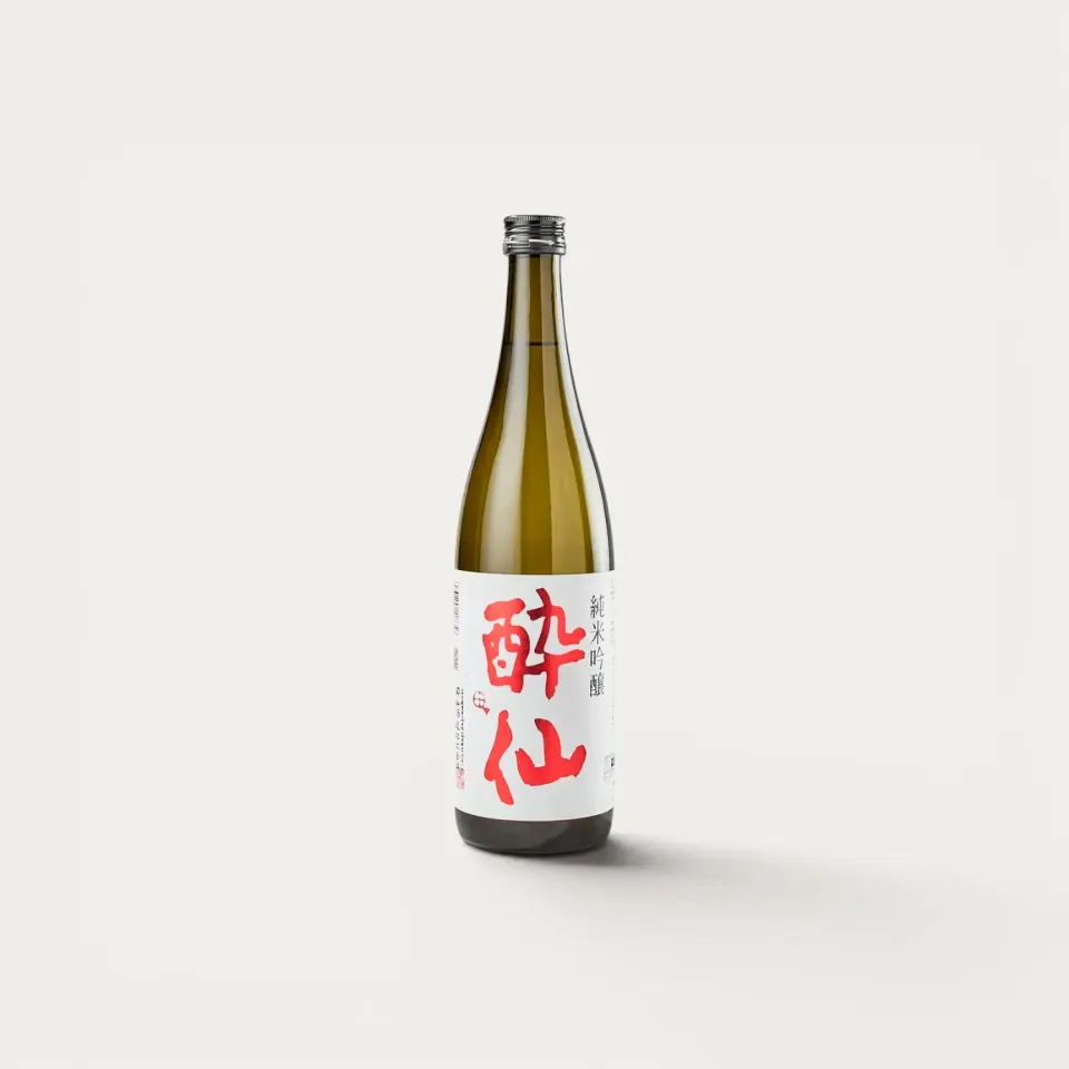 Suisen Junmai Ginjo Saké 16% 720ml Riz Poli 50%