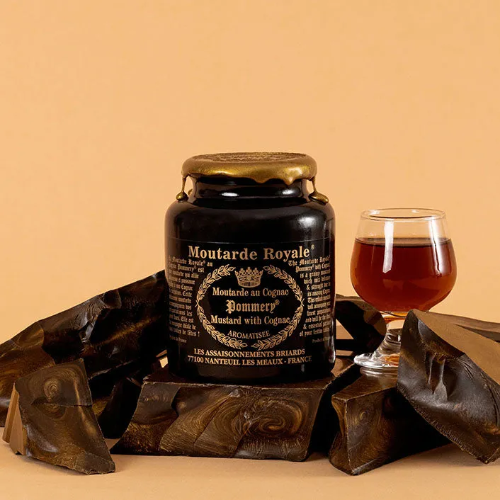 Pommery Royale au Cognac moutarde en grains 250g forte