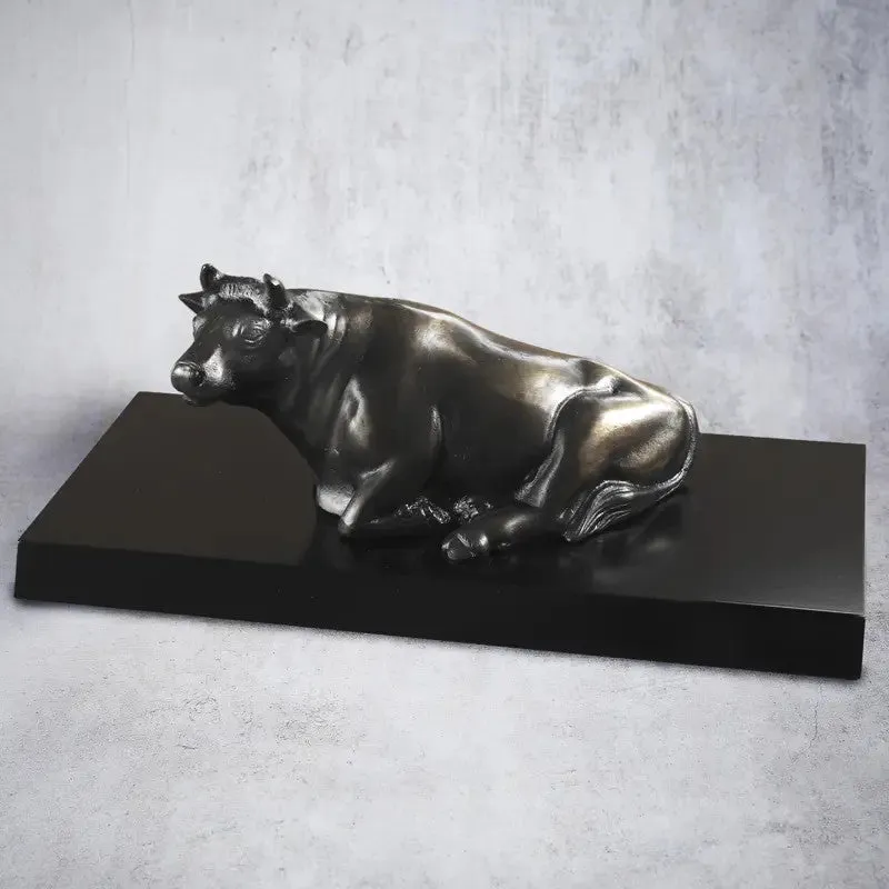 Nishikidori Hanei statue bronze wagyu décoration boucher