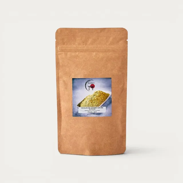 NISHIKIDORI Sakura feuilles de cerisier poudre 50g parfumée
