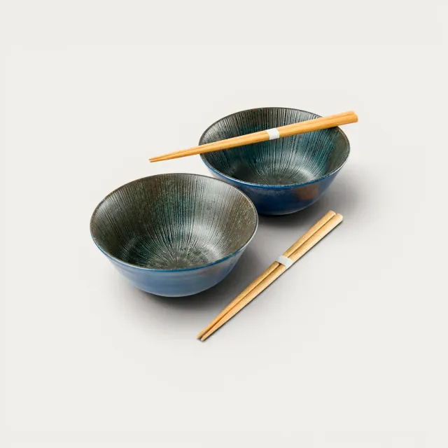 NISHIKIDORI Duo Poke Bowl Bol donburi 600 ml + baguettes