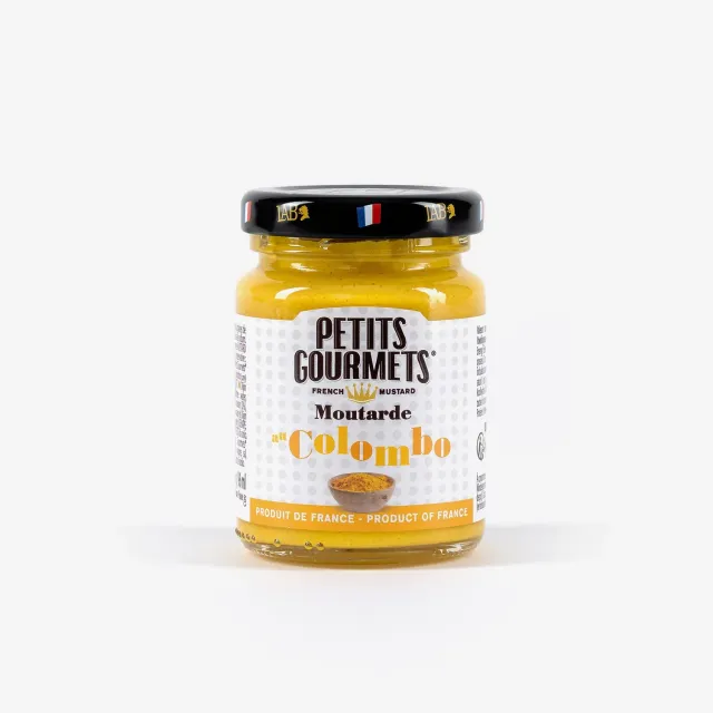 Pommery Petits Gourmets moutarde fine Colombo 100g épicée