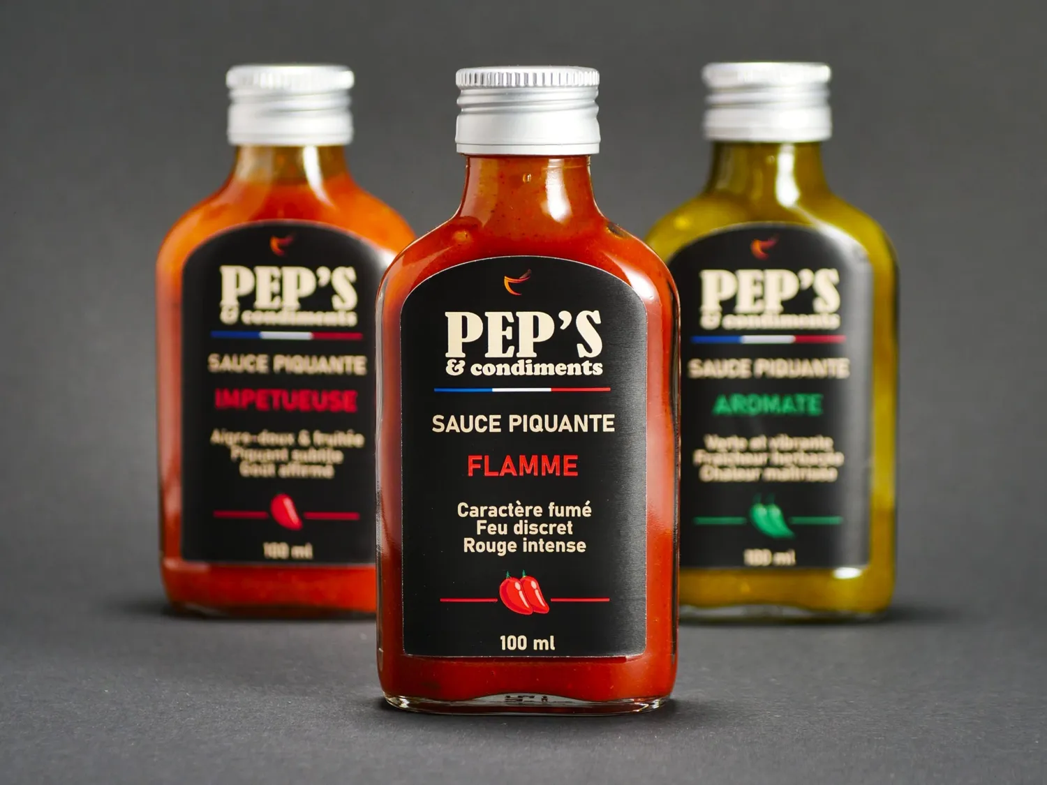 Pep's & condiments La Flamme sauce fumée Jalapeño