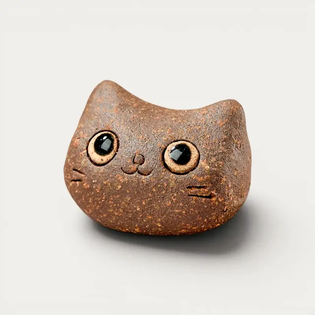 Nishikidori Katzenkopf repose-baguettes tête chat céramique