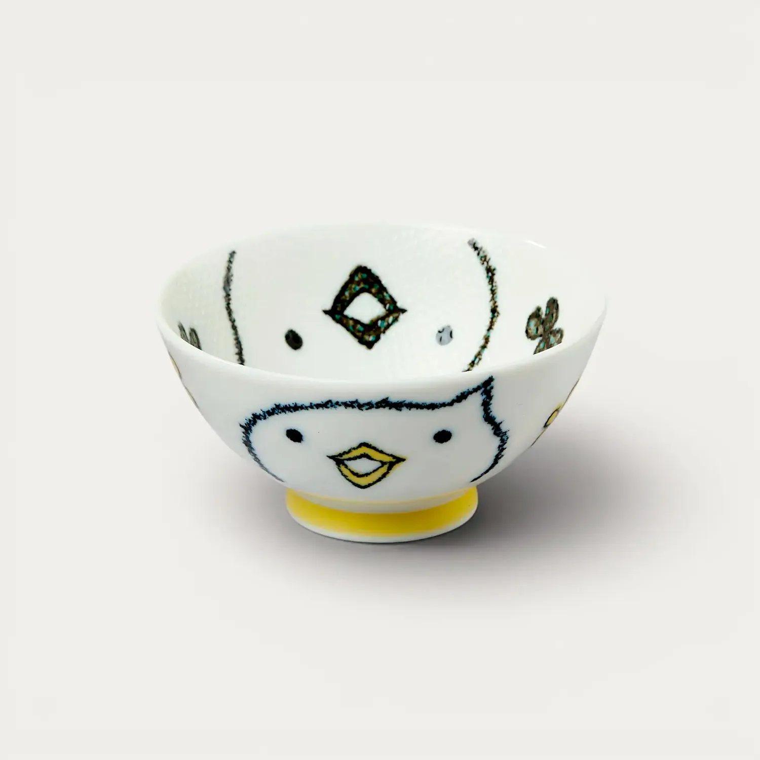 Nishikidori bol riz porcelaine motif animalier anti-adhésif